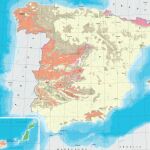 Mapa potencial de radón en España, 2017