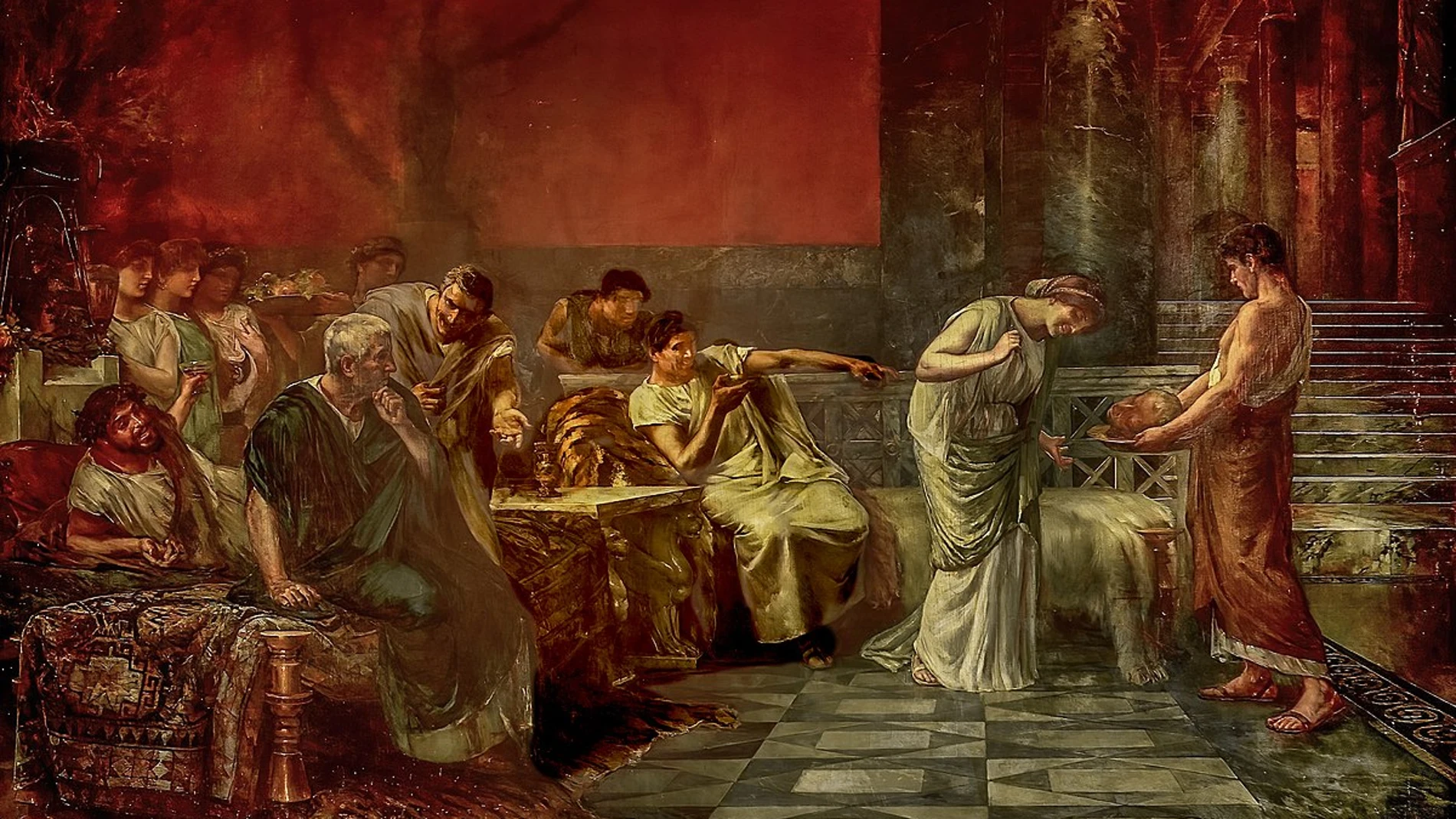 «La venganza de Fulvia», obra sobre el asesinato de Cicerón que puede verse en el Museo del Prado