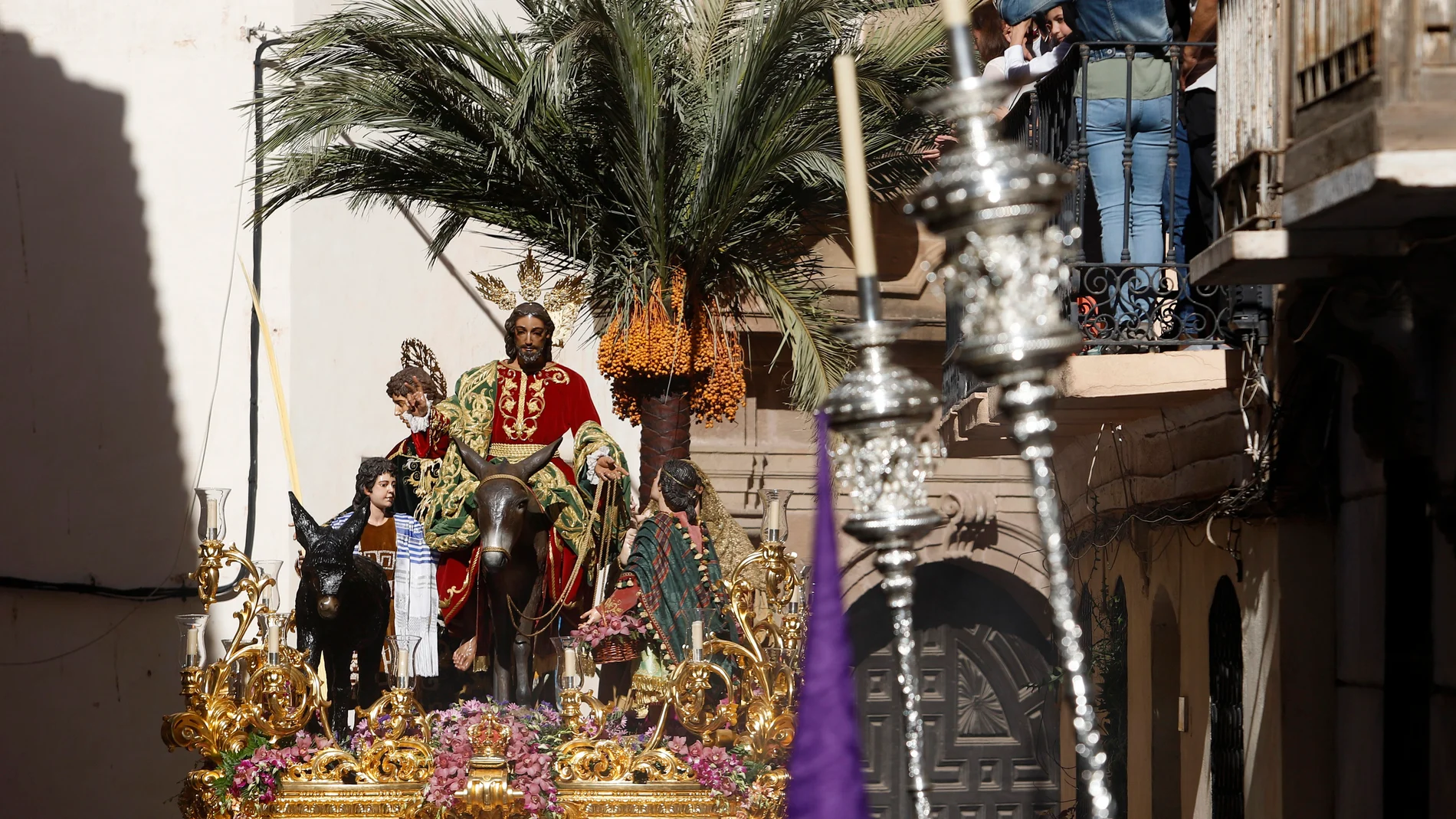La Pollinica de Málaga, que este año accederá a la Catedral