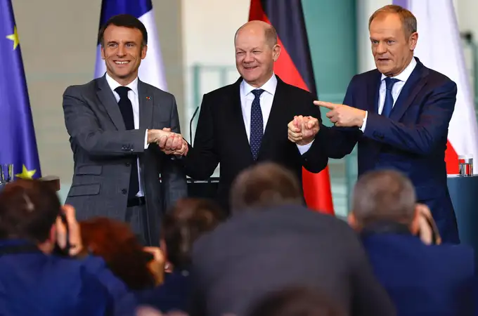 Macron y Scholz exhiben su unidad sobre Ucrania