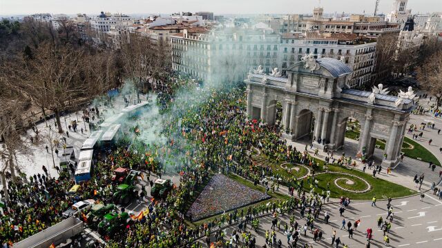 MADRID.-Los tractores regresan mañana a Madrid para reivindicar medidas y animan a la sociedad a unirse a las protestas