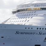 El crucero Symphony of the Seas atracado en Miami, en una imagen de archivo