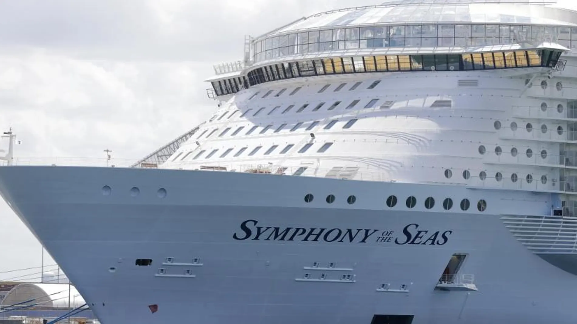 El crucero Symphony of the Seas atracado en Miami, en una imagen de archivo