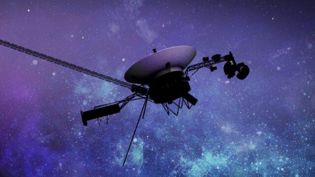 Ilustración de la sonda Voyager 1