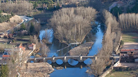 Márgenes del río Duero en Soria