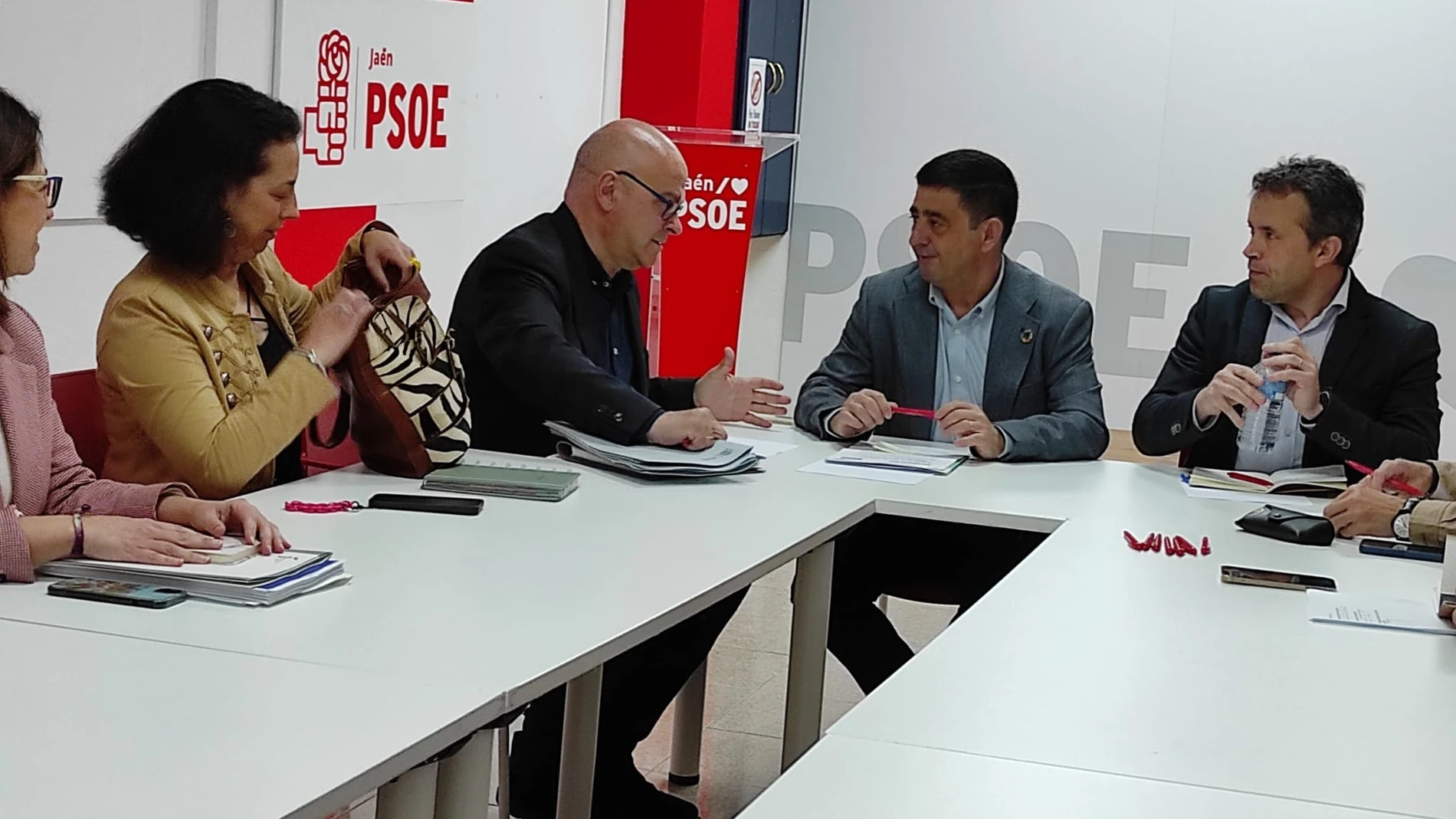 Reunión de la dirección socialista de Jaén