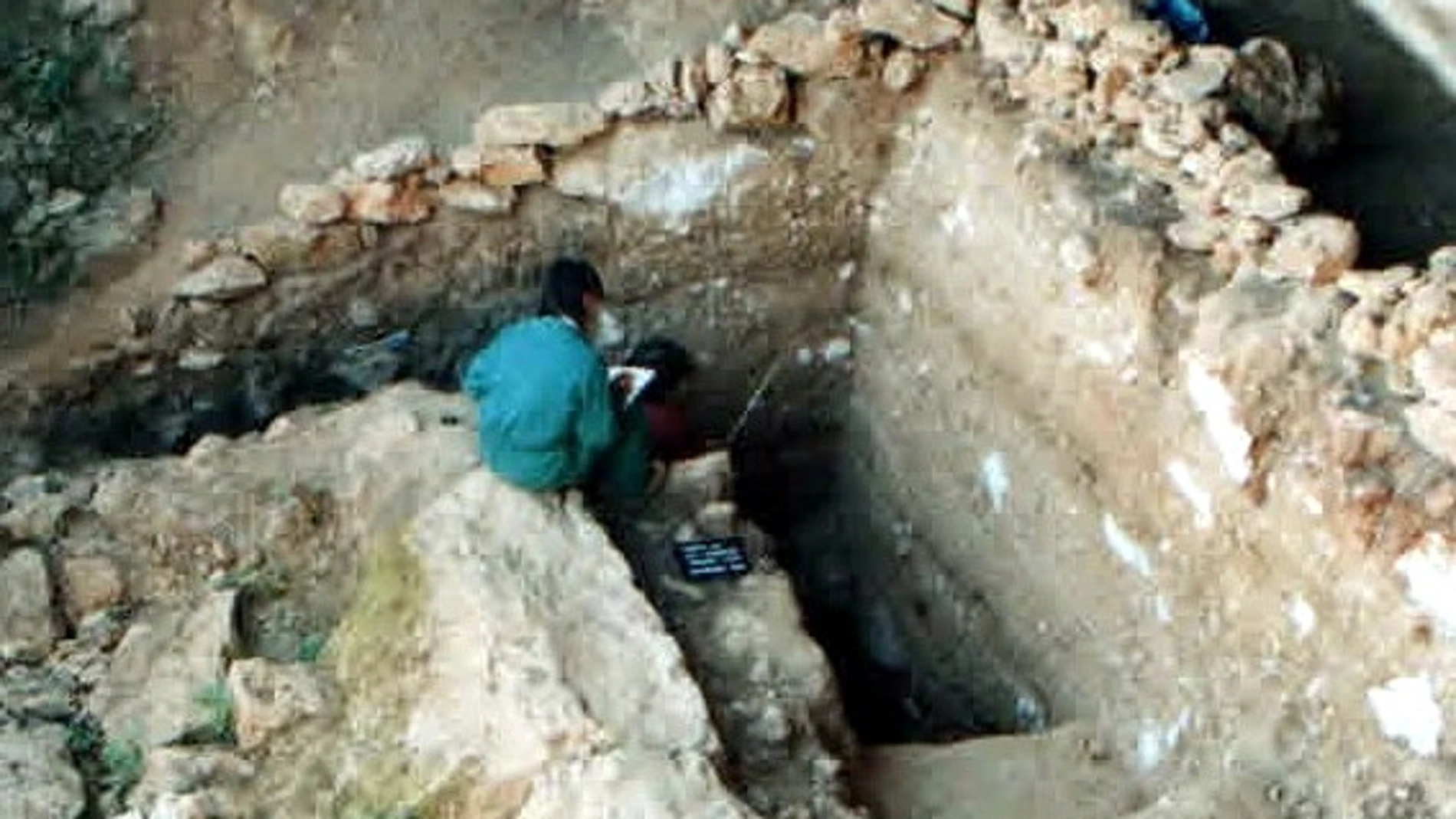 Trabajos en el yacimiento arqueológico de Los Enebrales, Guadalajara
