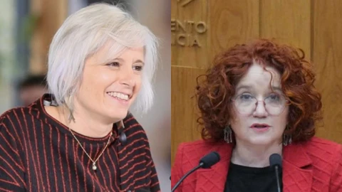 Montse Prado, BNG (derecha) y Patricia Iglesias (PSOE).