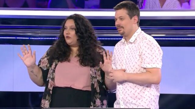 Sara y Miguel en 'Atrapa un millón'