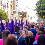 Ambiente de Semana Santa en Huelva