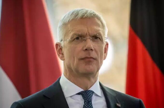 El ministro de Exteriores de Letonia Krisjanis Karins 
