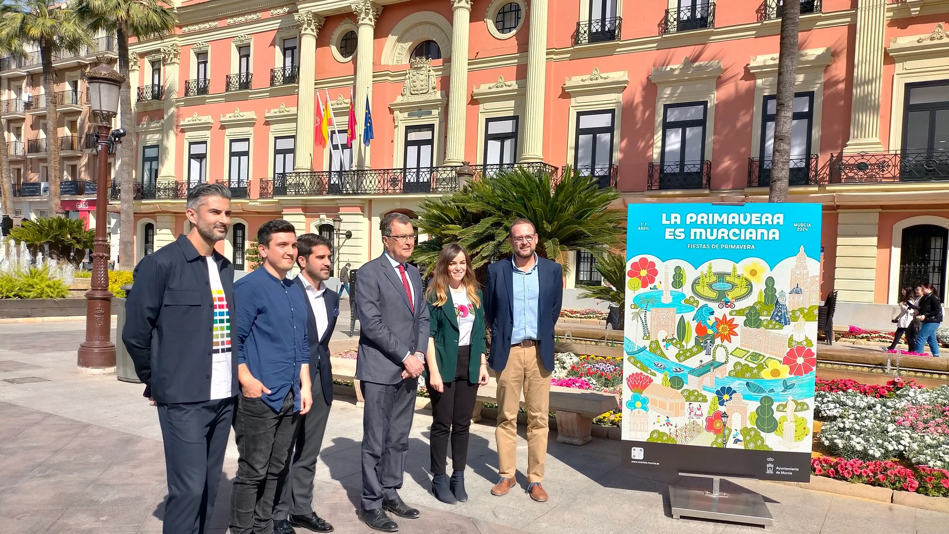 Imagen de la presentación del cartel de las Fiestas de Primavera 2024