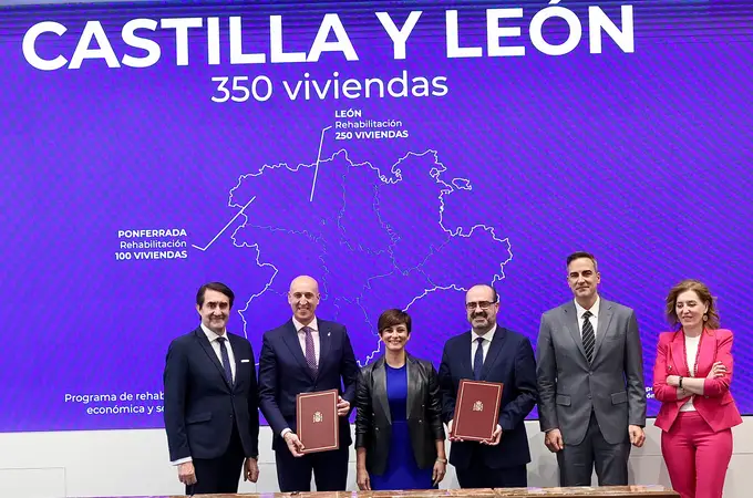 Más de 10 millones de fondos europeos permitirán rehabilitar 350 viviendas en León y Ponferrada
