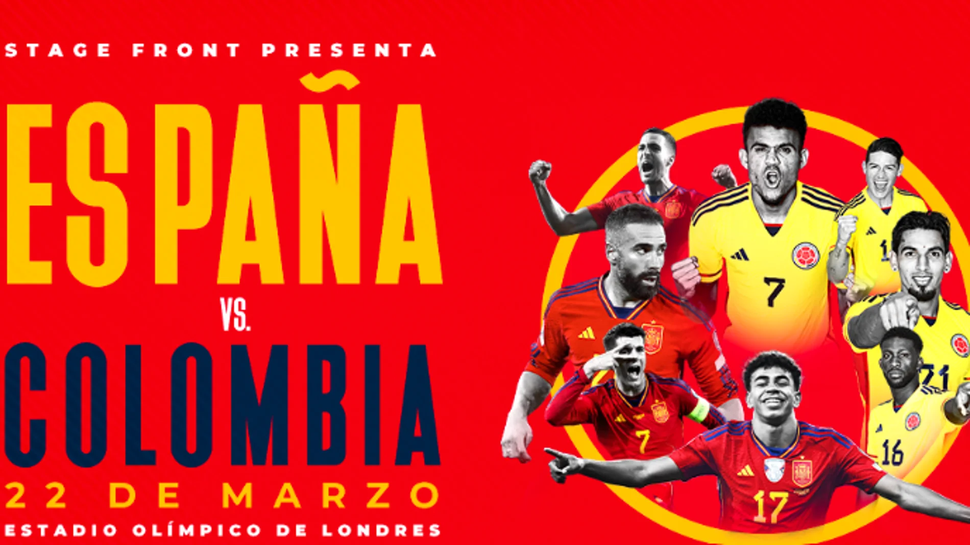 Siga en vivo el España-Colombia