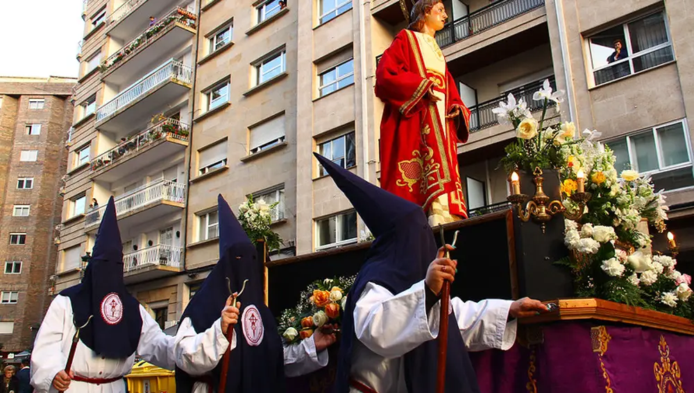 Procesión de la Virgen de la Soledad. 