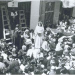 Imagen histórica de la celebración de la Semana Santa Marinera