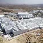 Vista aérea del parque industrial de Cosentino. COSENTINO
