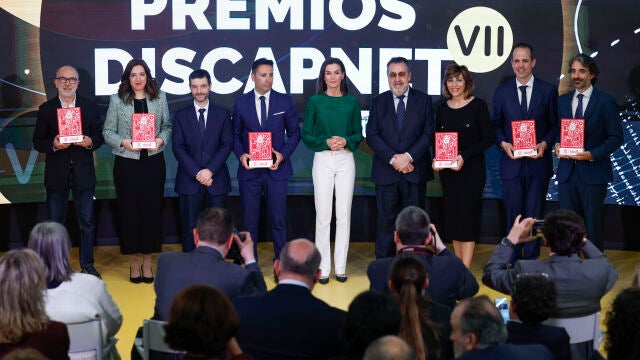 La reina en los premios Discapnet