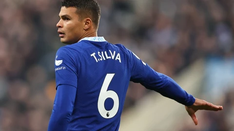 Thiago Silva con el Chelsea