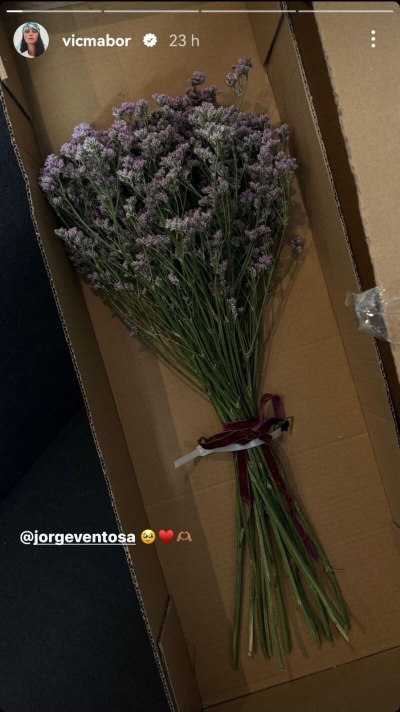 Jorge Ventonsa manda flores a Victoria Federica