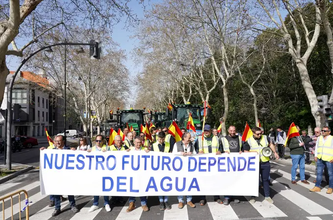 Nueva tractorada en Valladolid para pedir la eliminación de las sanciones por el uso del agua