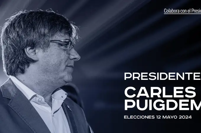 Puigdemont estrena una web en la que pide dinero para su candidatura