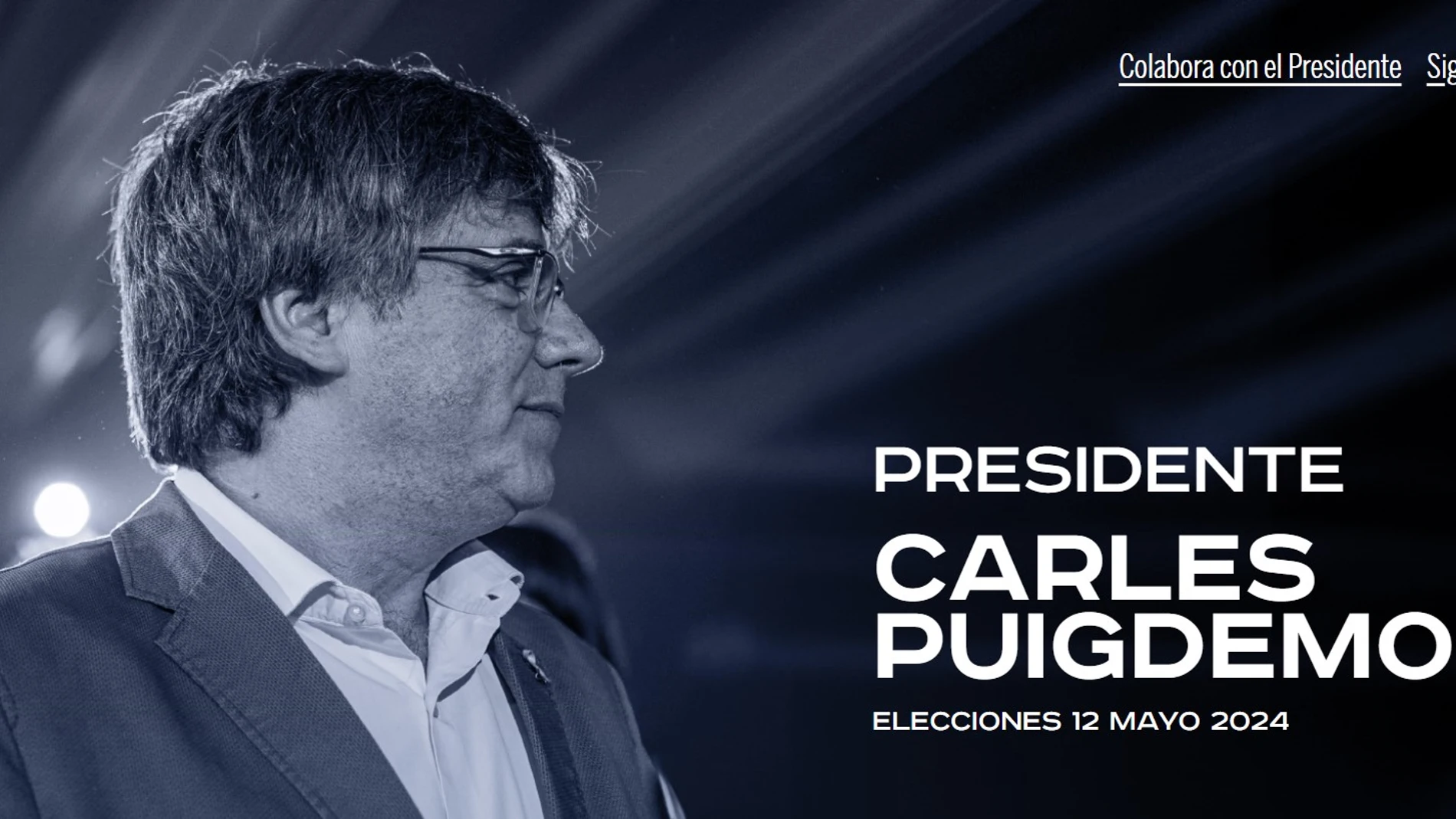 Página web de Carles Puigdemont