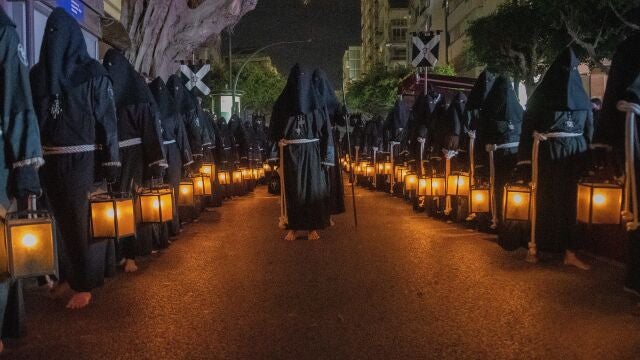 Un momento de la Semana Santa de Almería