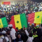 Senegalese presidential candidate Bassirou Diomaye holds closing campaign rally in Mbour