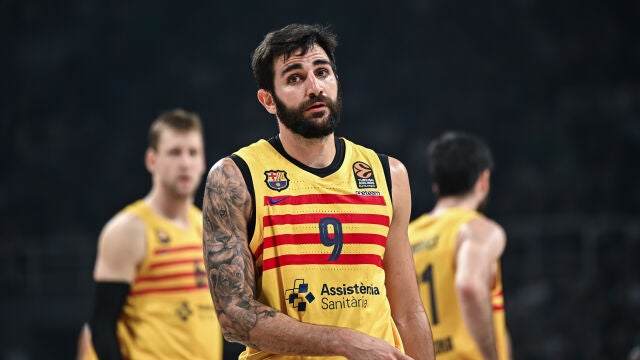 Ricky Rubio, en la reciente derrota del Barça ante el Panathinaikos