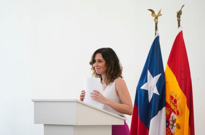 Isabel Díaz Ayuso participa en el coloquio de el diario digital El Líbero de Chile