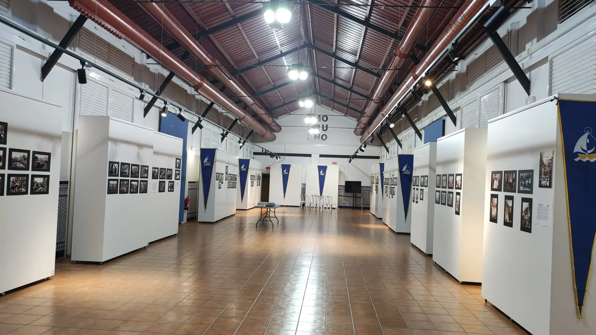 El edifio Moruno acoge la exposición sobre las dos visitas de la «mareta» al Grau de Castellón