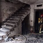 MURCIA.-Sucesos.- Atienden a una mujer por quemaduras en el incendio de una vivienda en Blanca