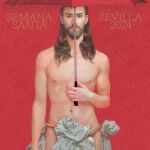Meme del Cristo del cartel de la Semana Santa de Sevilla ante el mal tiempo que se espera 