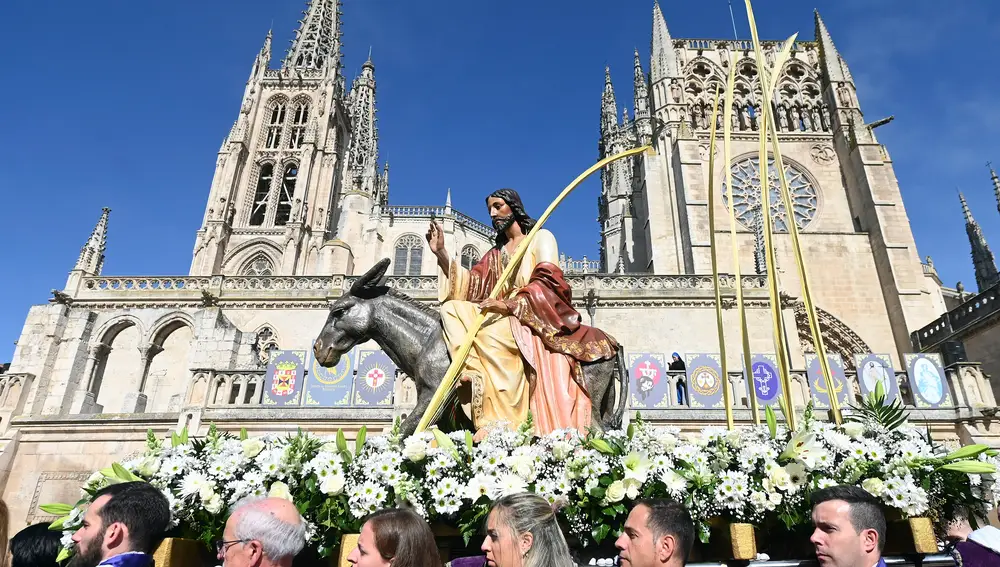 Procesión de La Borriquilla en Burgos