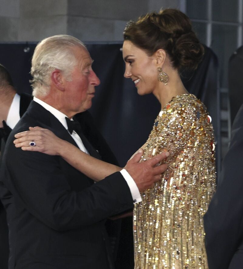 El Rey Carlos III y Kate Middleton en una imagen de archivo