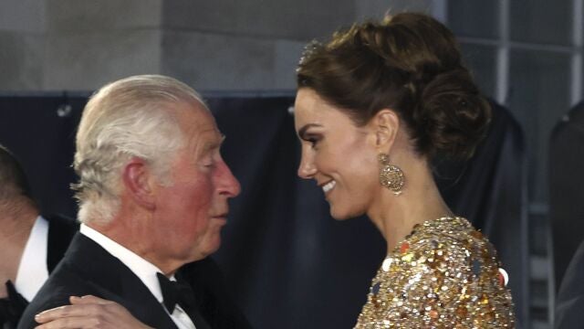 El Rey Carlos III y Kate Middleton en una imagen de archivo