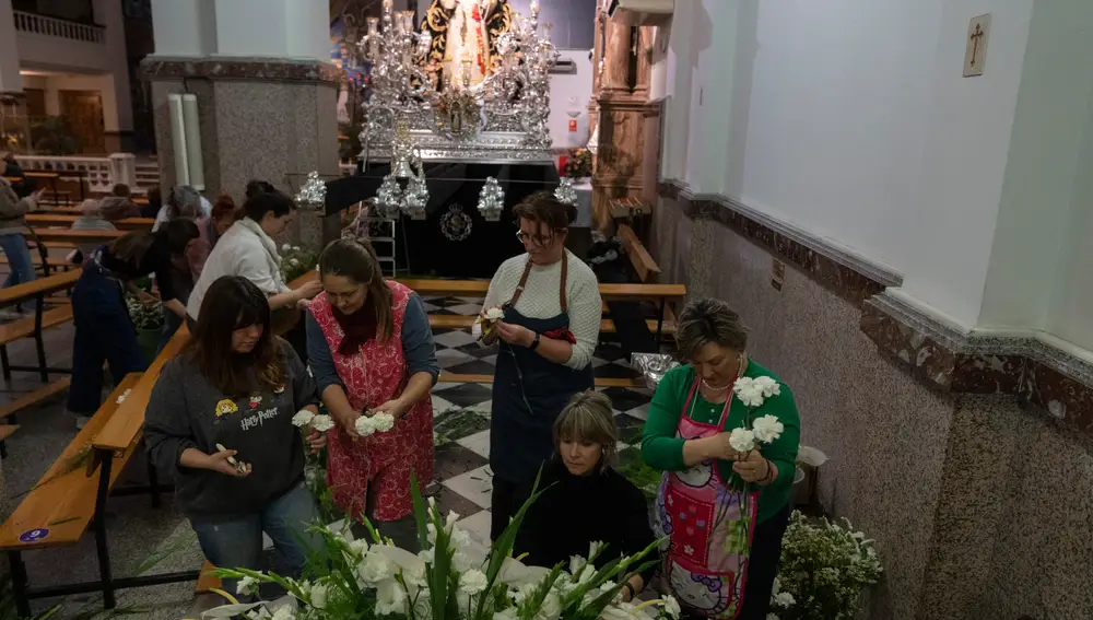 preparativos de la procesion de Jesus de Medinaceli en Madrid. David Jar
