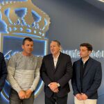 El presidente de la Diputación de Zamora, Javier Faúndez, visita el Ayuntamiento de Moraleja del Vino
