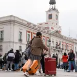 Turistas en el centro de Madrid
