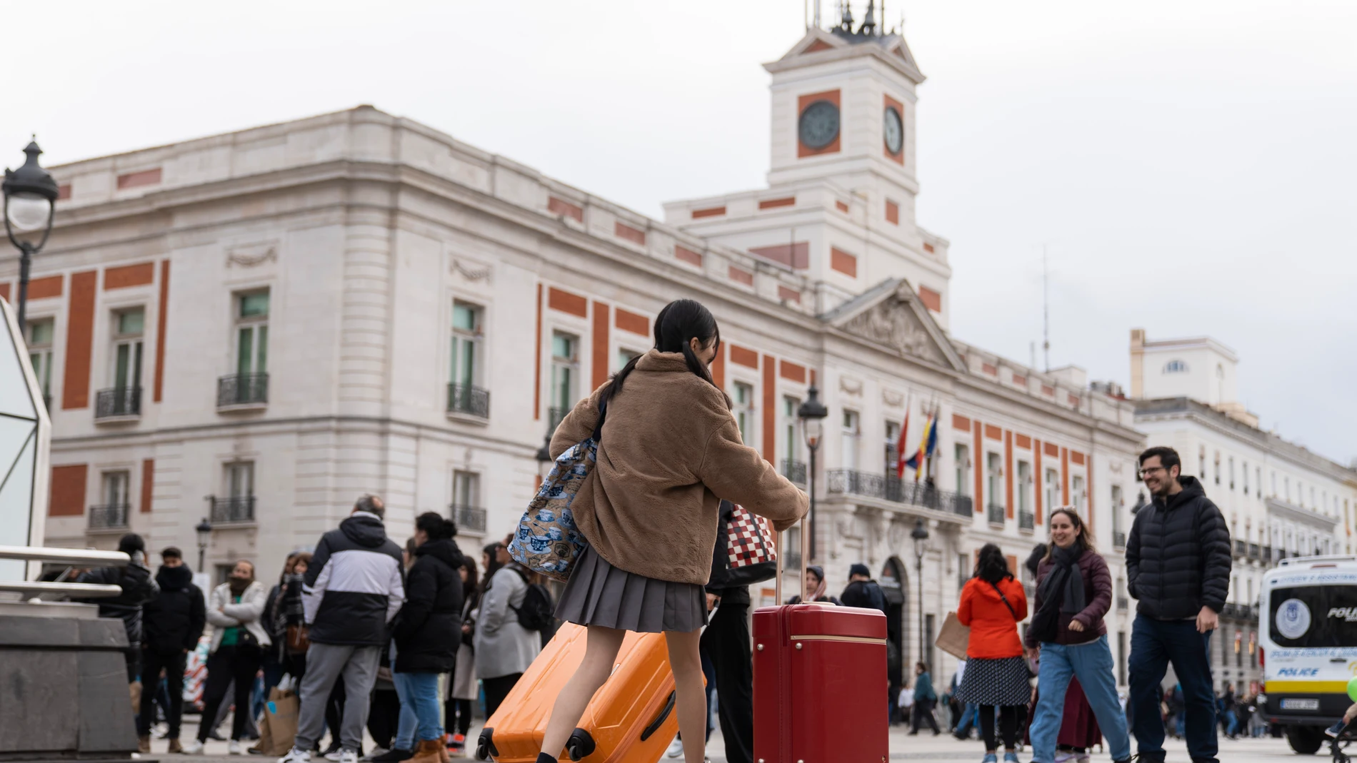 Turistas en el centro de Madrid