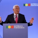 Portugal's outgoing Prime Minister Antonio Costa gives press conference
