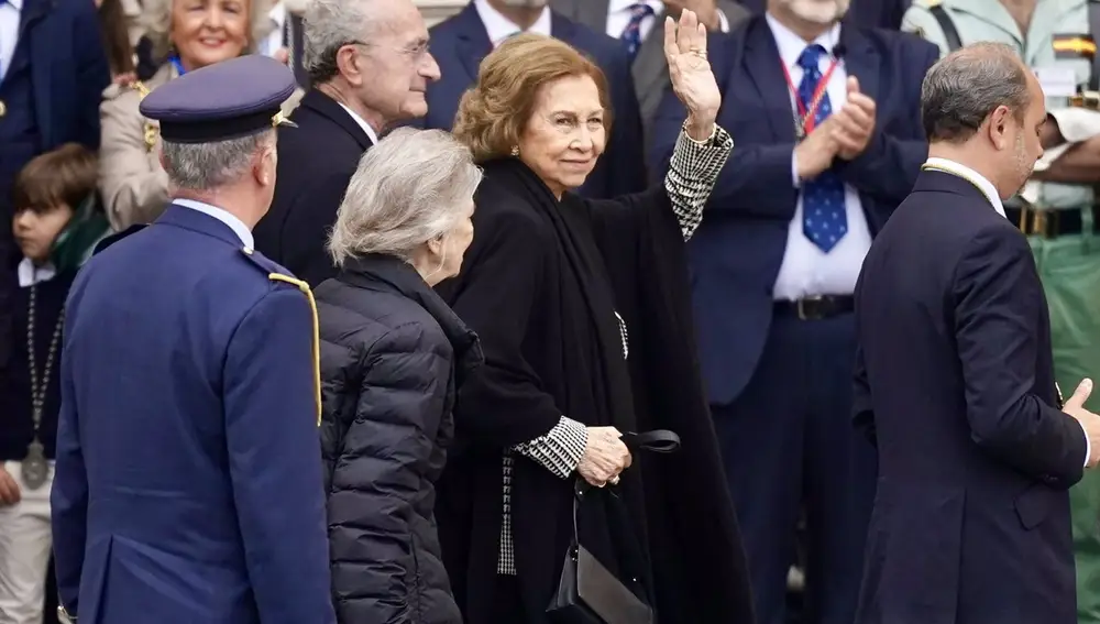 La Reina Sofía preside los actos que la Congregación de Mena ha celebrado esta mañana en Málaga
