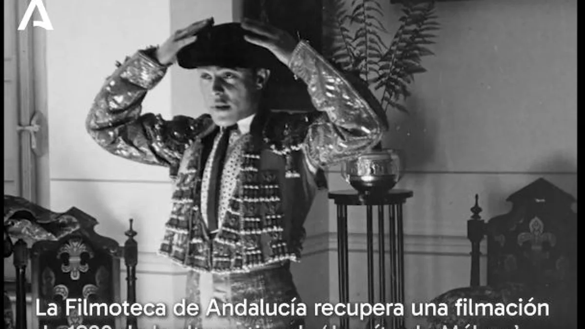 Restauran una filmación de los años 20 con la alternativa del torero Joseíto de Málaga