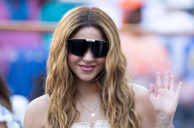 Shakira en la final de Masters 1000 en Miami.