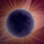 Cuando la luz pasa a través de las nubes, puede dar colores impensandos