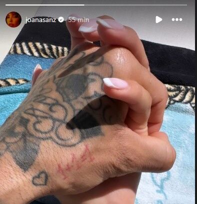 La foto de Joana Sanz, tras la salida de Dani Alves de la cárcel