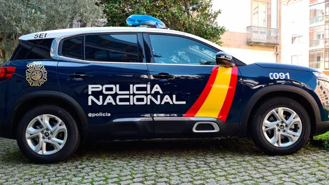 Un coche patrulla de la Policía Nacional