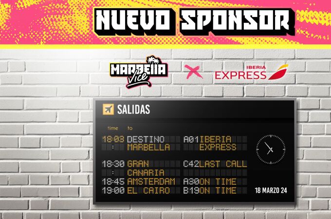 Iberia Express aterriza en la segunda edición de Marbella Vice