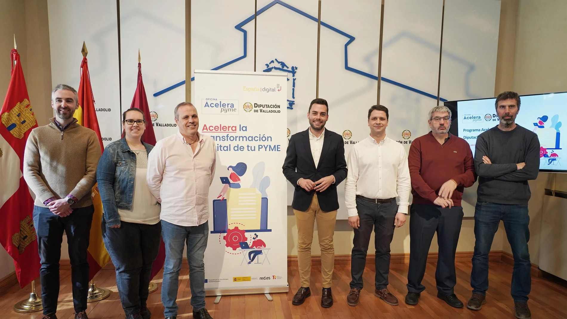 La Diputación de Valladolid hace balance de la Red de Oficina Acelera Pyme